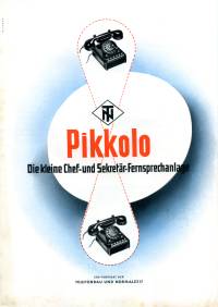 1953 Chef-Sekretär-Anlage Pikkolo