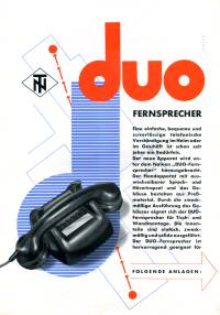 1953 Haus-Fernsprechanlage Duo